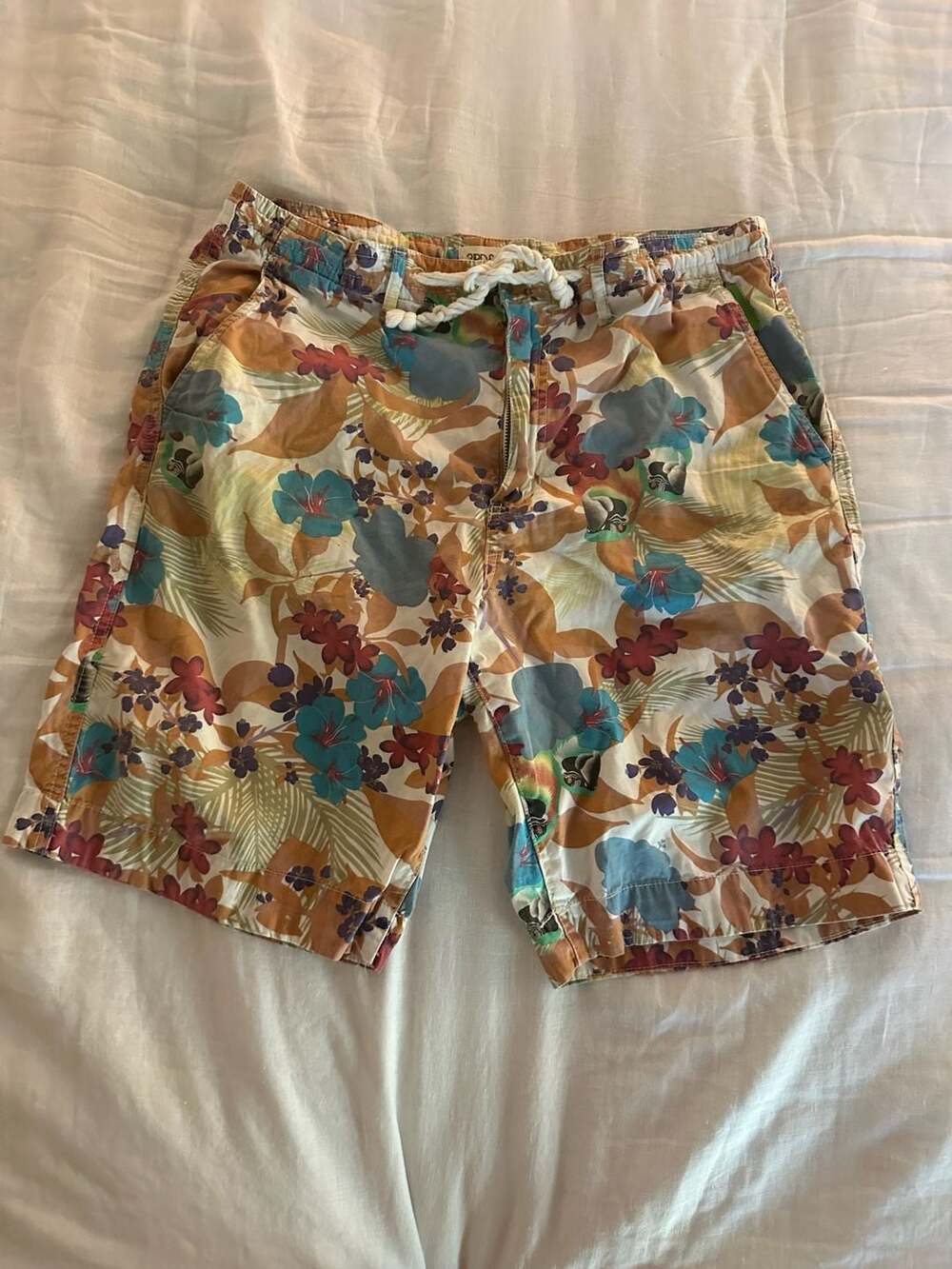 3rd & Army Men's Floral Print Casual Drawstring Shorts